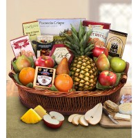 Ripe River Fruit and Cheese Gift Basket