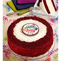 Happy Birthday Red Velvet Cake